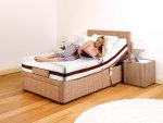 View 4' Dorchester Head-only Adjustable Bed with Lyon Headboard room-set pos 1