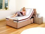 View 4' Dorchester Head-only Adjustable Bed with Lyon Headboard room-set pos 2