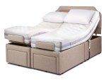 View 5' Dorchester Head-and-Foot Adjustable Bed with Emily Headboard